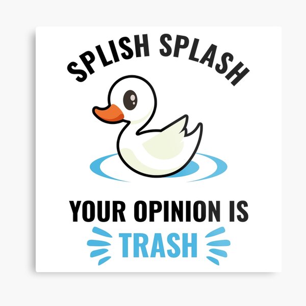 Duck Memes Wall Art Redbubble - pocket duck roblox