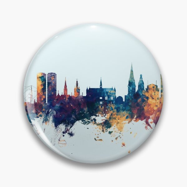 Item preview, Dundee Scotland Skyline designed and sold by ArtPrints.