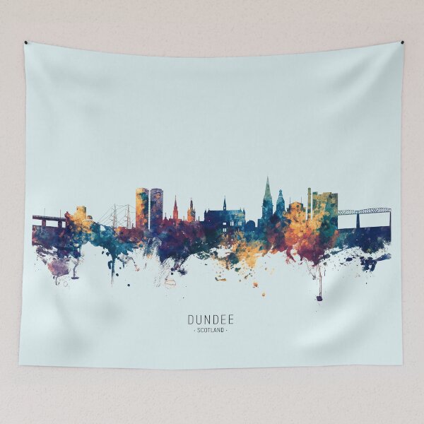 Item preview, Dundee Scotland Skyline designed and sold by ArtPrints.