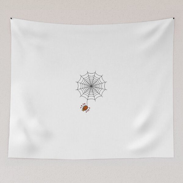 Item preview, Happy spider hanging from web designed and sold by greengoodnich.