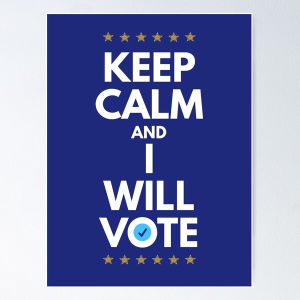Item preview, I Will Vote (1) designed and sold by VkScript.