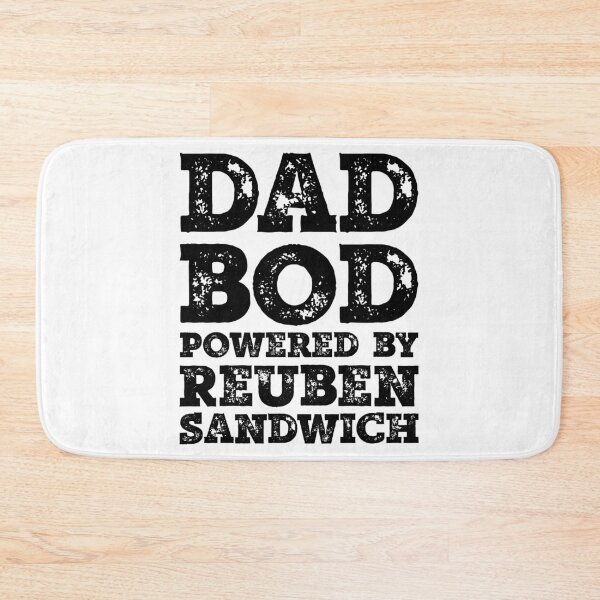 Item preview, Dad Bod Powered By Reuben sandwich Funny Food Lovers Father Figure Gifts Idea designed and sold by Orange Pieces.