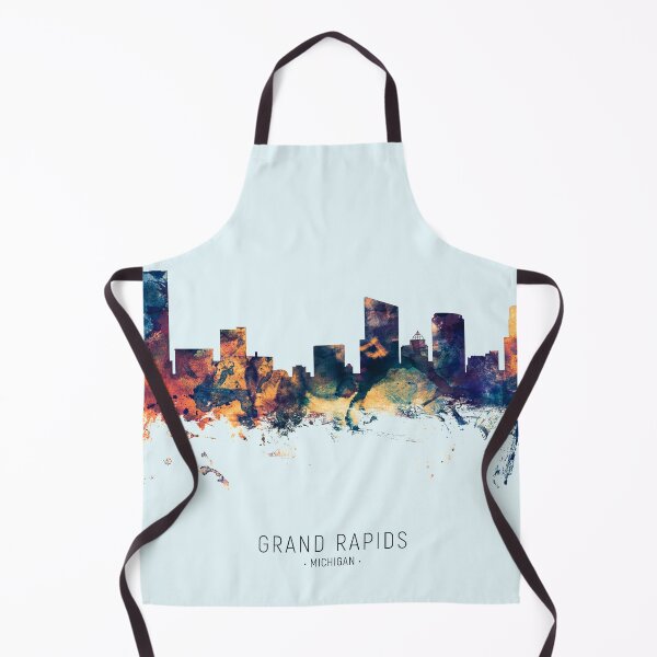 Item preview, Grand Rapids Michigan Skyline designed and sold by ArtPrints.