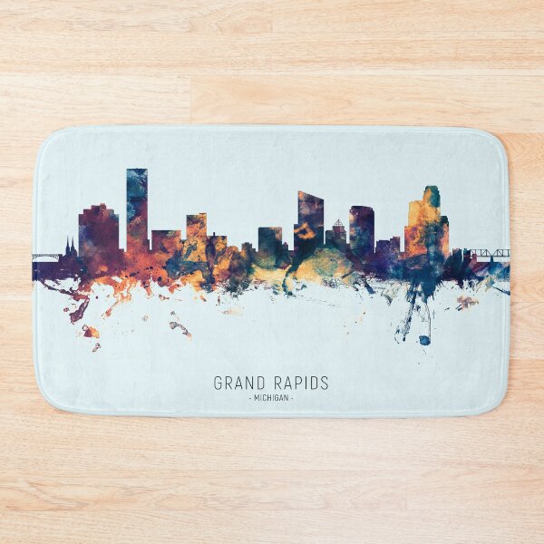 Item preview, Grand Rapids Michigan Skyline designed and sold by ArtPrints.
