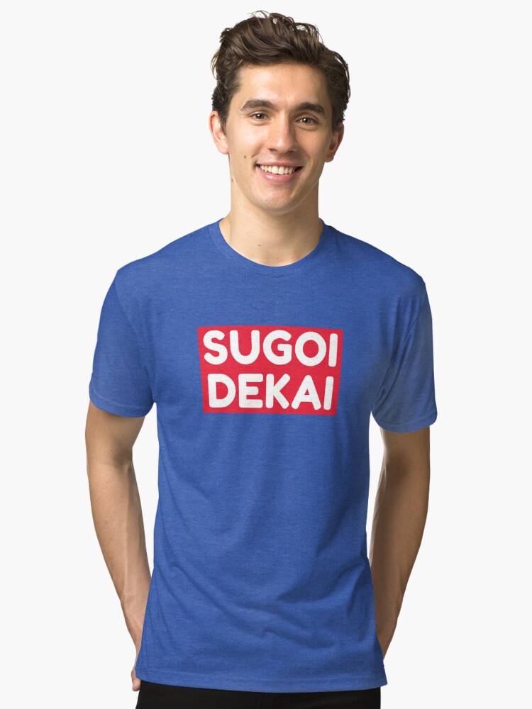 camiseta sugoi dekai