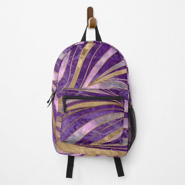 Item preview, Amethyst and Fluorite Wavy Pattern designed and sold by Nartissima.