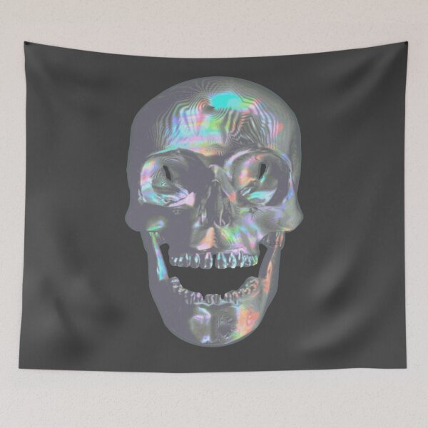 Item preview, Laughing Iridescent Skull designed and sold by dinaaaaaah.