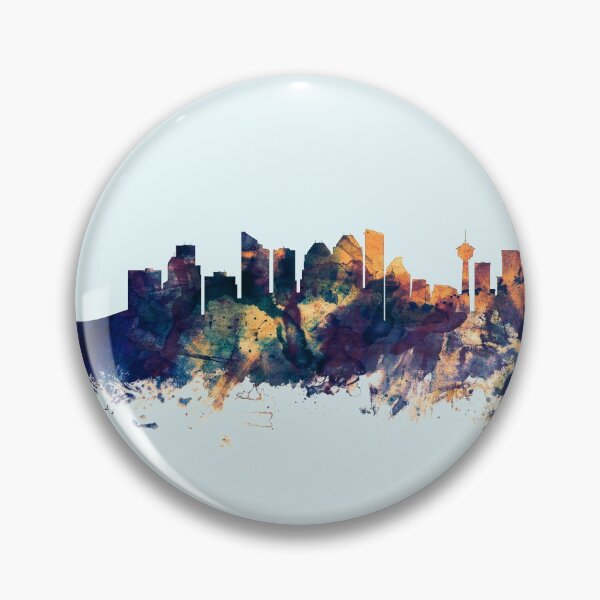 Item preview, Calgary Canada Skyline designed and sold by ArtPrints.