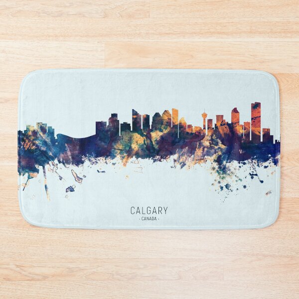 Item preview, Calgary Canada Skyline designed and sold by ArtPrints.