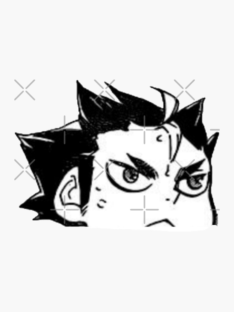 Haikyuu Nishinoya Sticker Sticker For Sale By Yuennbunn Redbubble