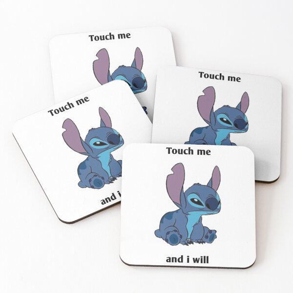 Item preview, Stitch - touch me and i will bite you designed and sold by dancingpotato.
