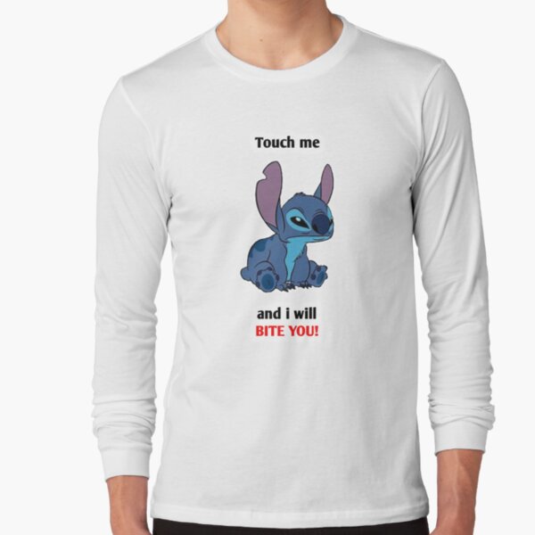 STITCH-TOUCH MY PHONE AND I'll BITE YOU FUNNY KIDS R HOODIE FOR  PRESENT