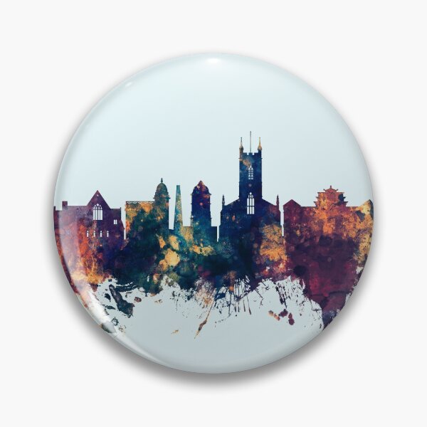 Item preview, Stoke-on-Trent England Skyline designed and sold by ArtPrints.