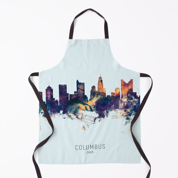 Aperçu de l'œuvre Columbus Ohio Skyline créée et vendue par ArtPrints.