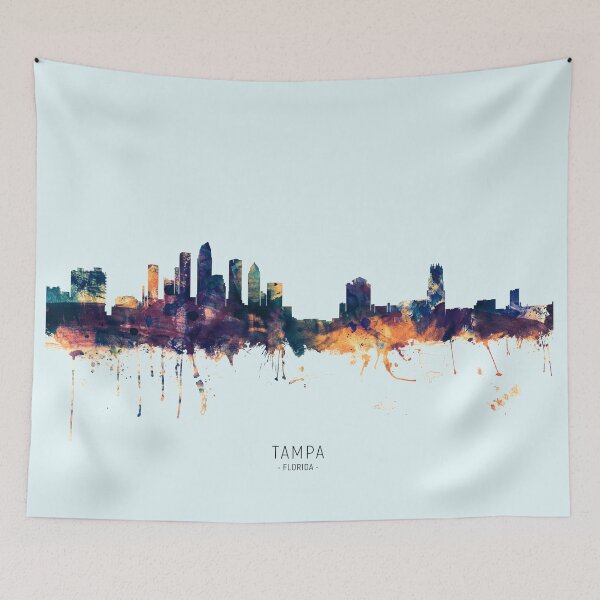 Item preview, Tampa Florida Skyline designed and sold by ArtPrints.