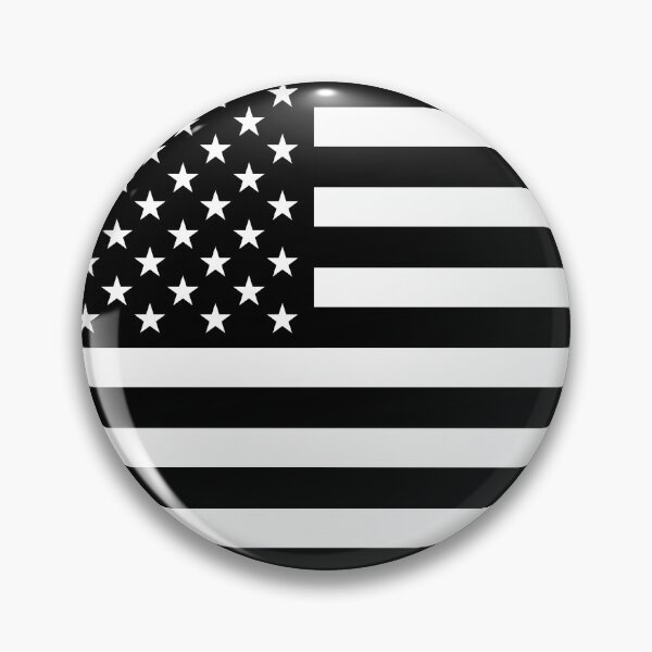 Item preview, Black and White American Flag designed and sold by Groovysheck.