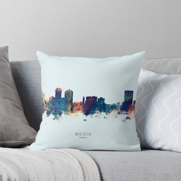 Artikelvorschau, Wichita Kansas Skyline entworfen und verkauft von ArtPrints.