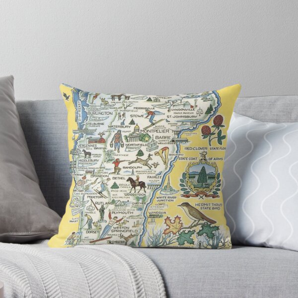 Item preview, vermont maps designed and sold by caitlincable.