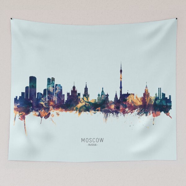 Item preview, Moscow Russia Skyline designed and sold by ArtPrints.