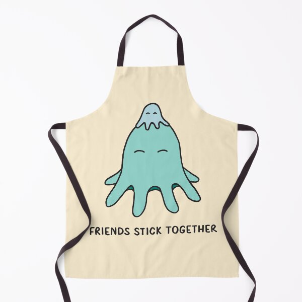Item preview, Friends Stick Together - Light Teal on Cream designed and sold by ImperfectLife.