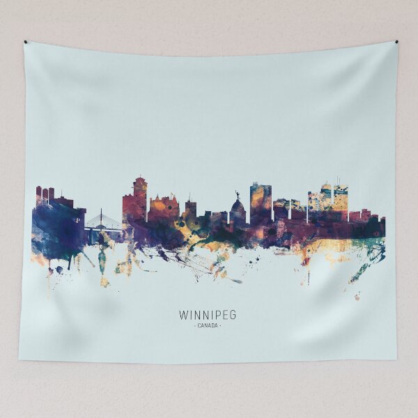 Item preview, Winnipeg Canada Skyline designed and sold by ArtPrints.