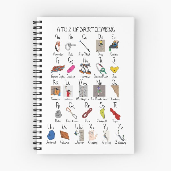 Item preview, A to Z of Sport Climbing designed and sold by OhJaye.