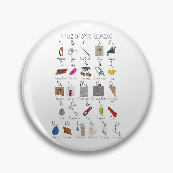 Item preview, A to Z of Sport Climbing designed and sold by OhJaye.