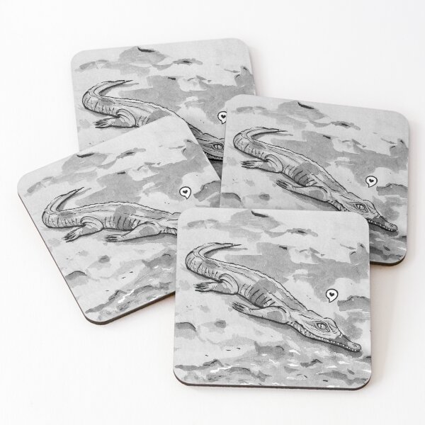 Item preview, Muddy Caiman love designed and sold by Lawendowetwory.