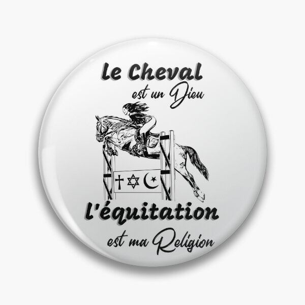 Item preview, El caballo es un dios, montar es mi religión designed and sold by CSLab.