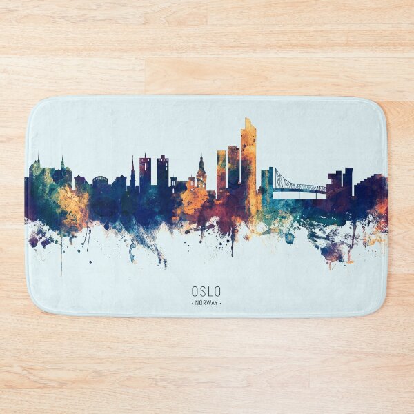 Item preview, Oslo Norway Skyline designed and sold by ArtPrints.