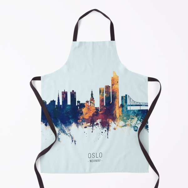 Item preview, Oslo Norway Skyline designed and sold by ArtPrints.