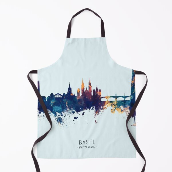 Item preview, Basel Switzerland Skyline designed and sold by ArtPrints.
