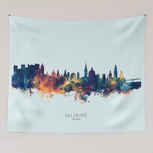 Item preview, Salzburg Austria Skyline designed and sold by ArtPrints.