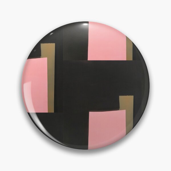 Item preview, Mid Century Modern Art Abstract Pink Gold Copper Buildings Downtown Design designed and sold by ExquisiteShots.