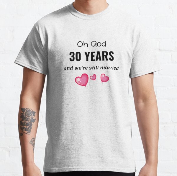 30th wedding anniversary t shirts