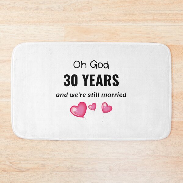 Item preview, 30th Wedding Anniversary Funny Gift for Him or Her designed and sold by TheGreekGuy.