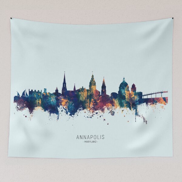 Item preview, Annapolis Maryland Skyline designed and sold by ArtPrints.
