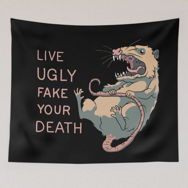 Item preview, Possum - live ugly fake your death designed and sold by ValentinaHramov.