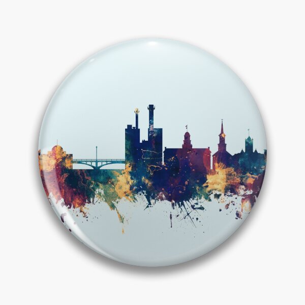 Item preview, Iowa City Iowa Skyline designed and sold by ArtPrints.