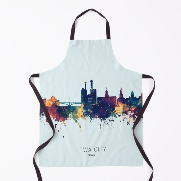 Artikelvorschau, Iowa City Iowa Skyline entworfen und verkauft von ArtPrints.