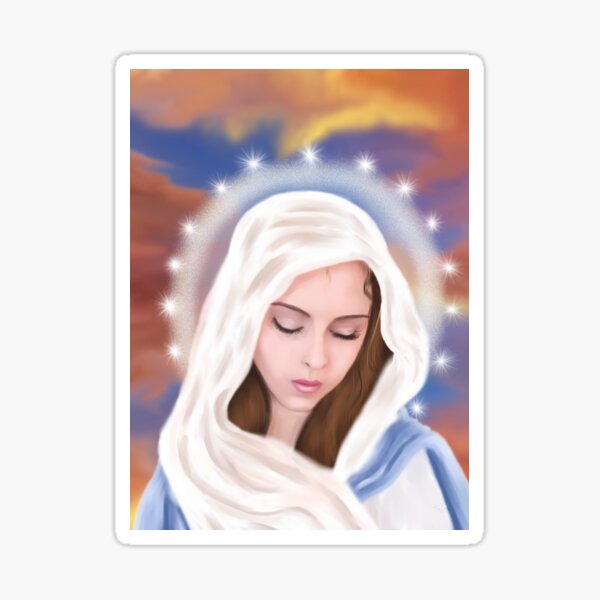 Jungfrau Maria Sticker