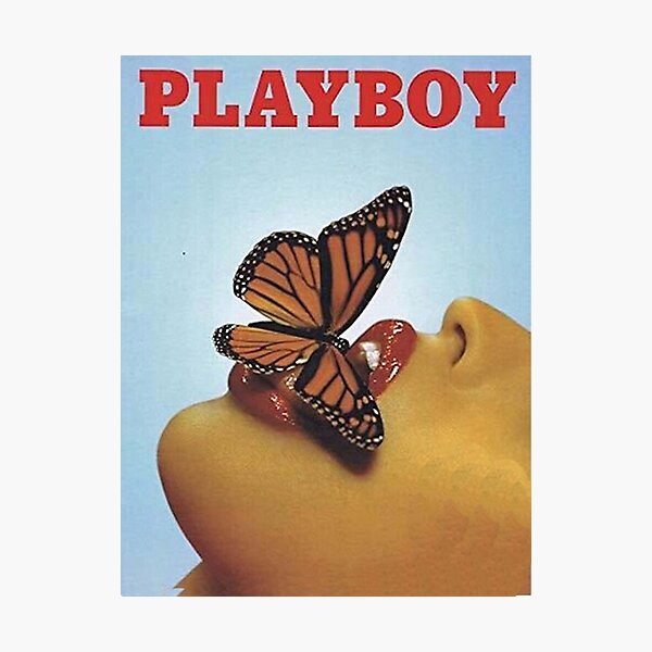 Playboy bleu vintage Impression photo