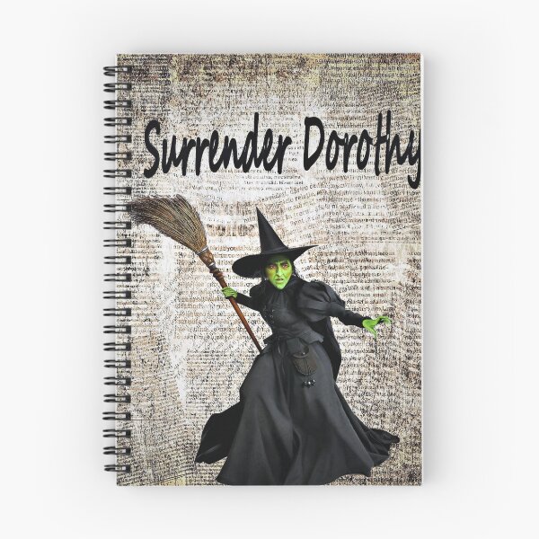 Item preview, Surrender Dorothy wicked witch oz digital mixed media vintage art by mysticladyart mask design print  2020 designed and sold by mystic lady vintage art and fashion designs.
