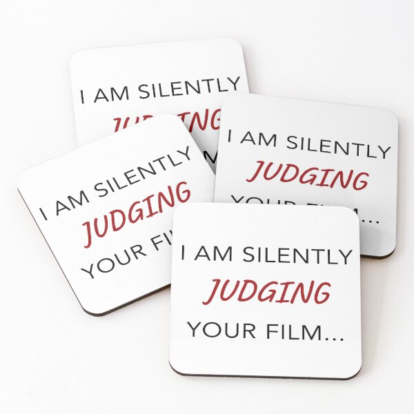 Item preview, I Am Silently Judging Your Film... designed and sold by The Editor's Soft-Wear.