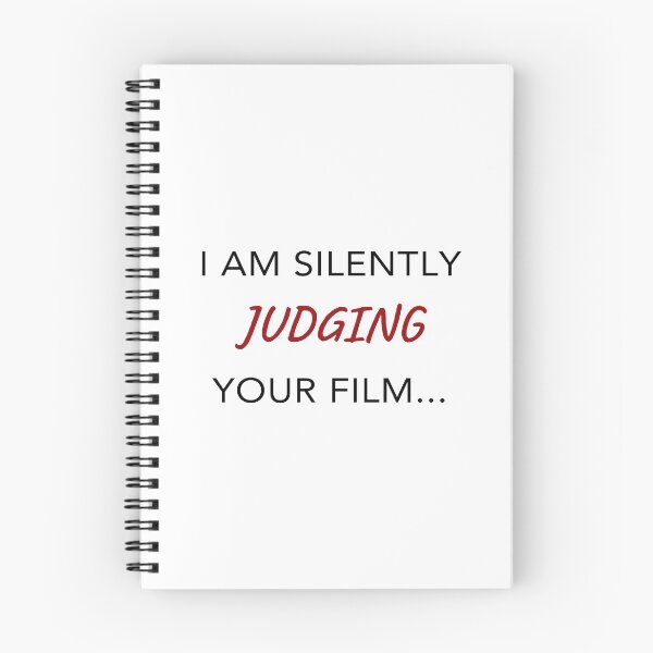 Item preview, I Am Silently Judging Your Film... designed and sold by The Editor's Soft-Wear.