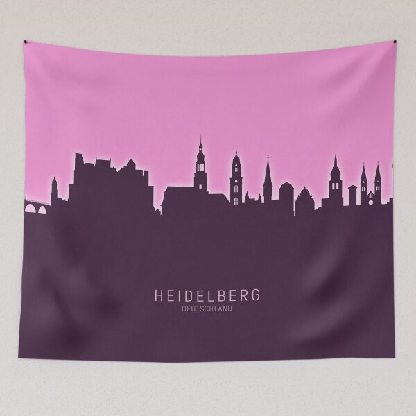 Item preview, Heidelberg Germany Skyline designed and sold by ArtPrints.