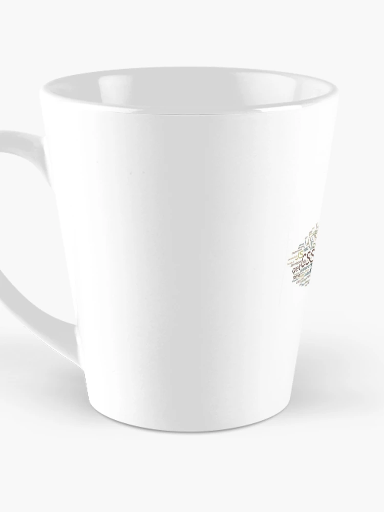 Thumbnail 3 of 4, Coffee Mug, frontend developer skill cloud designed and sold by developerfriday.