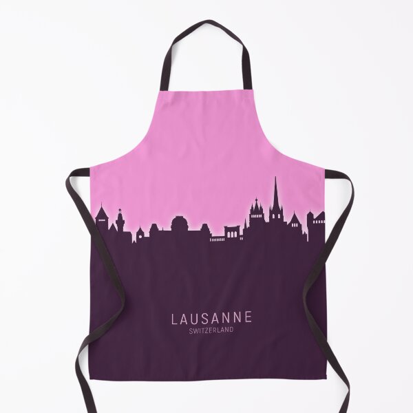 Item preview, Lausanne Switzerland Skyline designed and sold by ArtPrints.