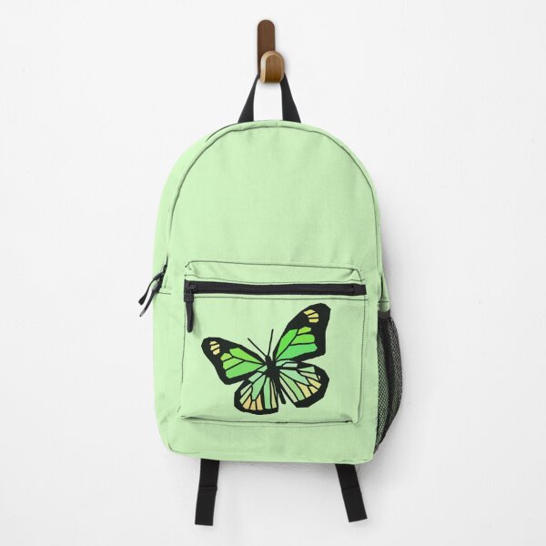 Item preview, Green and yellow butterfly with green background  designed and sold by Amy Shimizu.