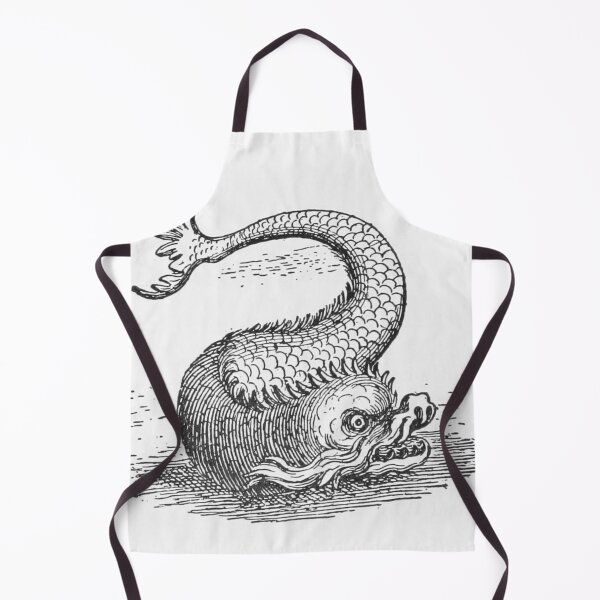 Item preview,  Leviathan Vintage illustration designed and sold by Vintage Designs +.